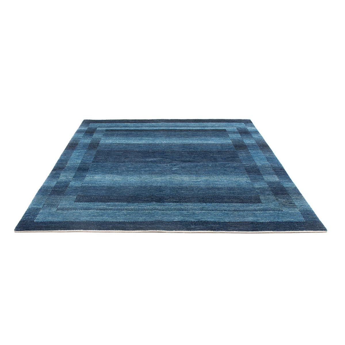 Gabbeh Teppich - Loribaft Perser - 225 x 186 cm - seeblau