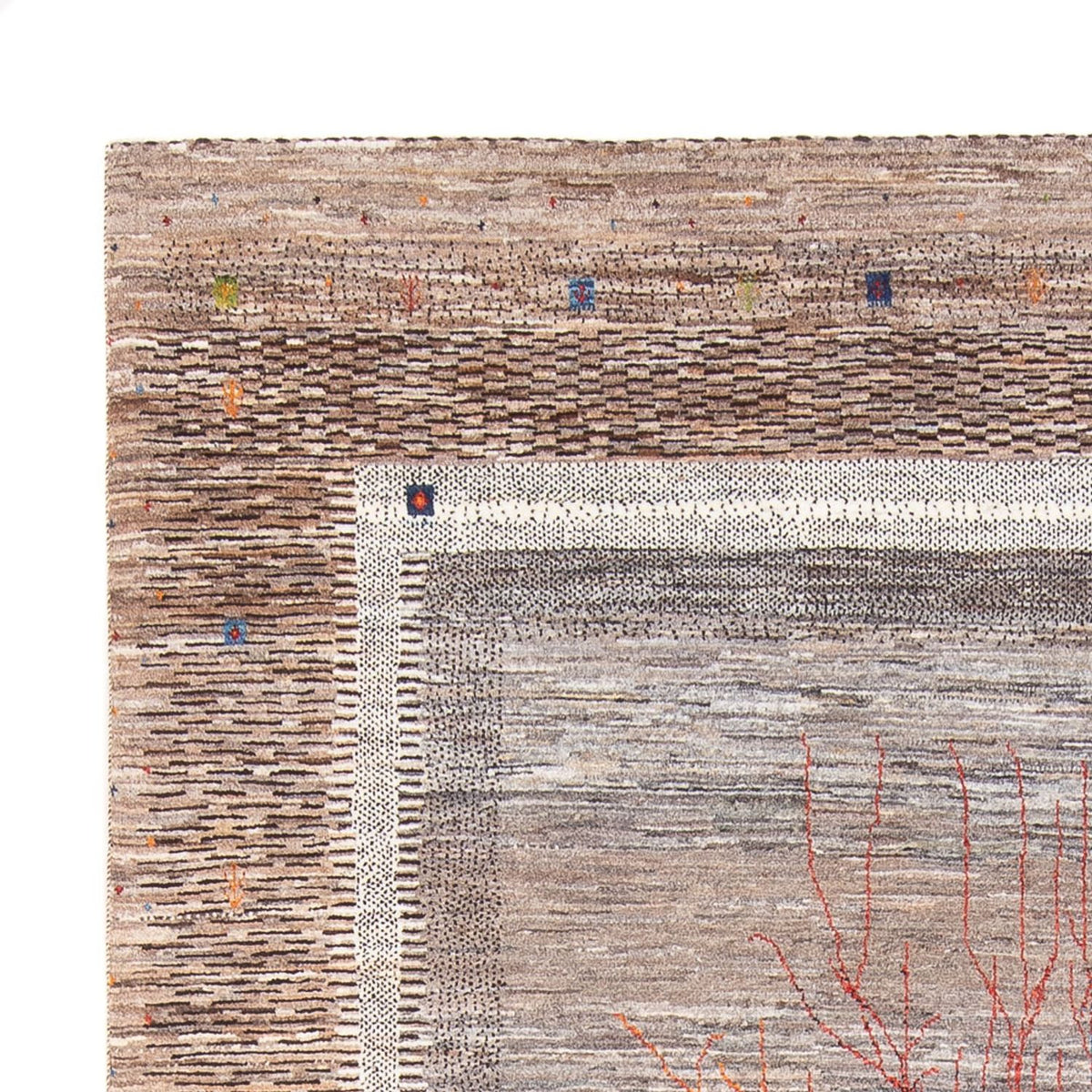 Gabbeh Teppich - Loribaft Perser - 306 x 212 cm - mehrfarbig