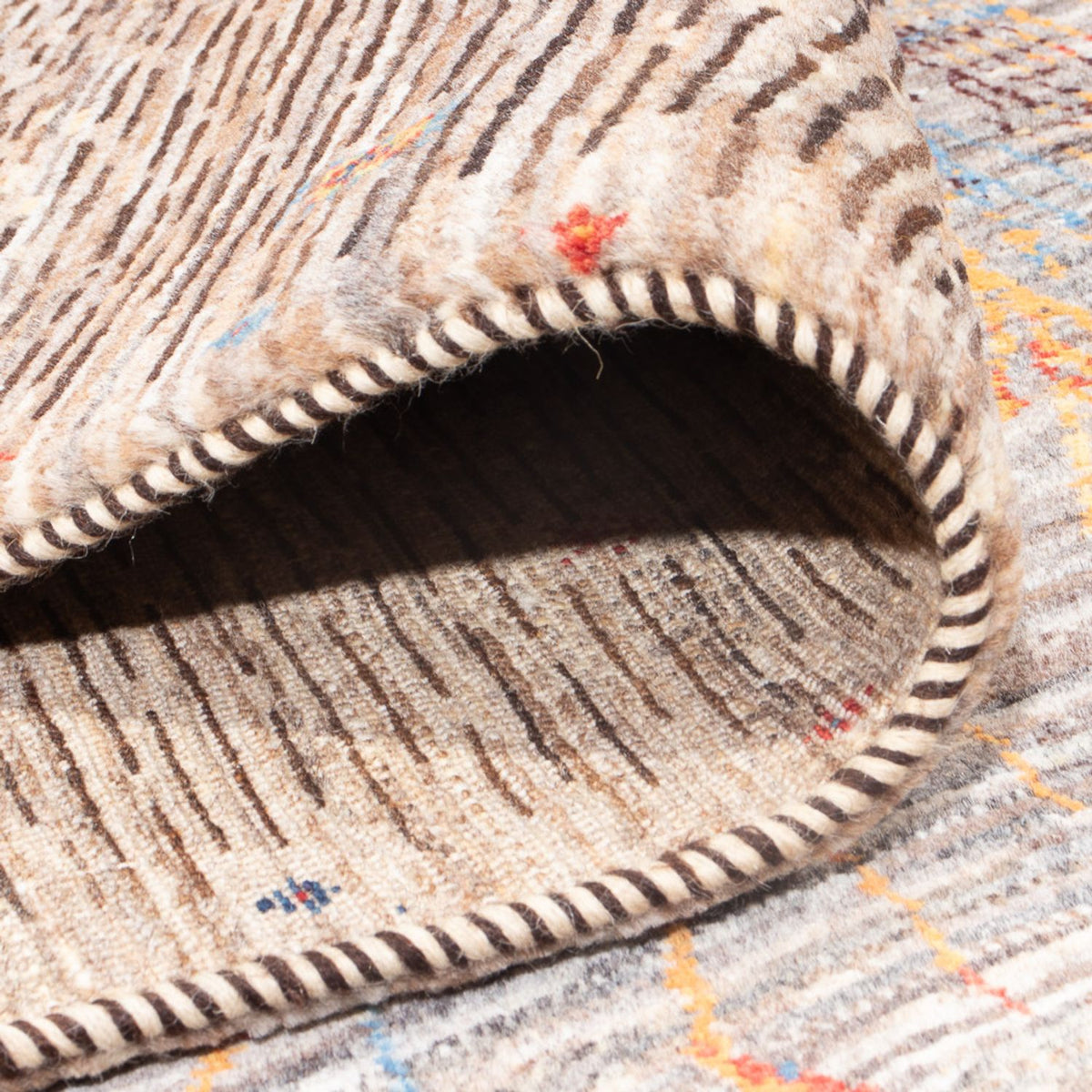 Gabbeh Teppich - Loribaft Perser - 306 x 212 cm - mehrfarbig