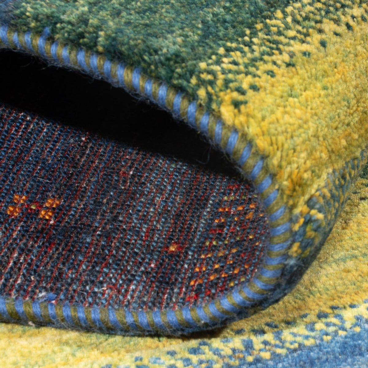 Gabbeh Teppich - Loribaft Perser - 197 x 130 cm - mehrfarbig