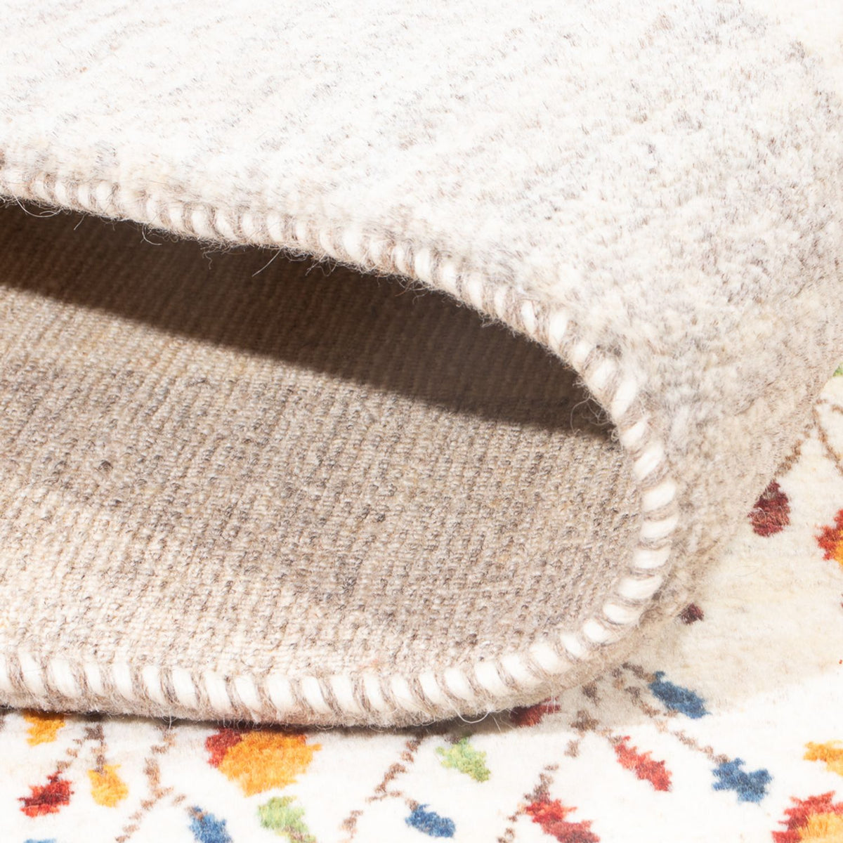 Gabbeh Teppich - Loribaft Perser - 206 x 148 cm - mehrfarbig