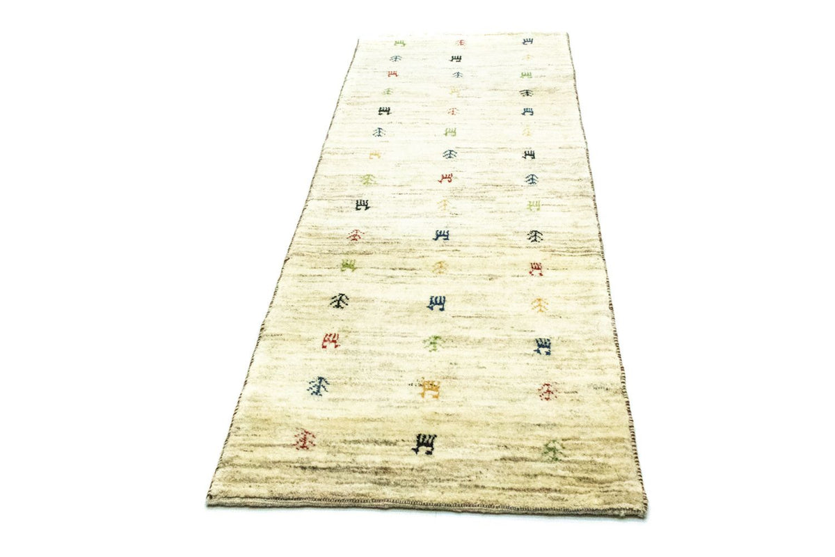 Gabbeh Teppich - Perser 219 x 75 cm - beige