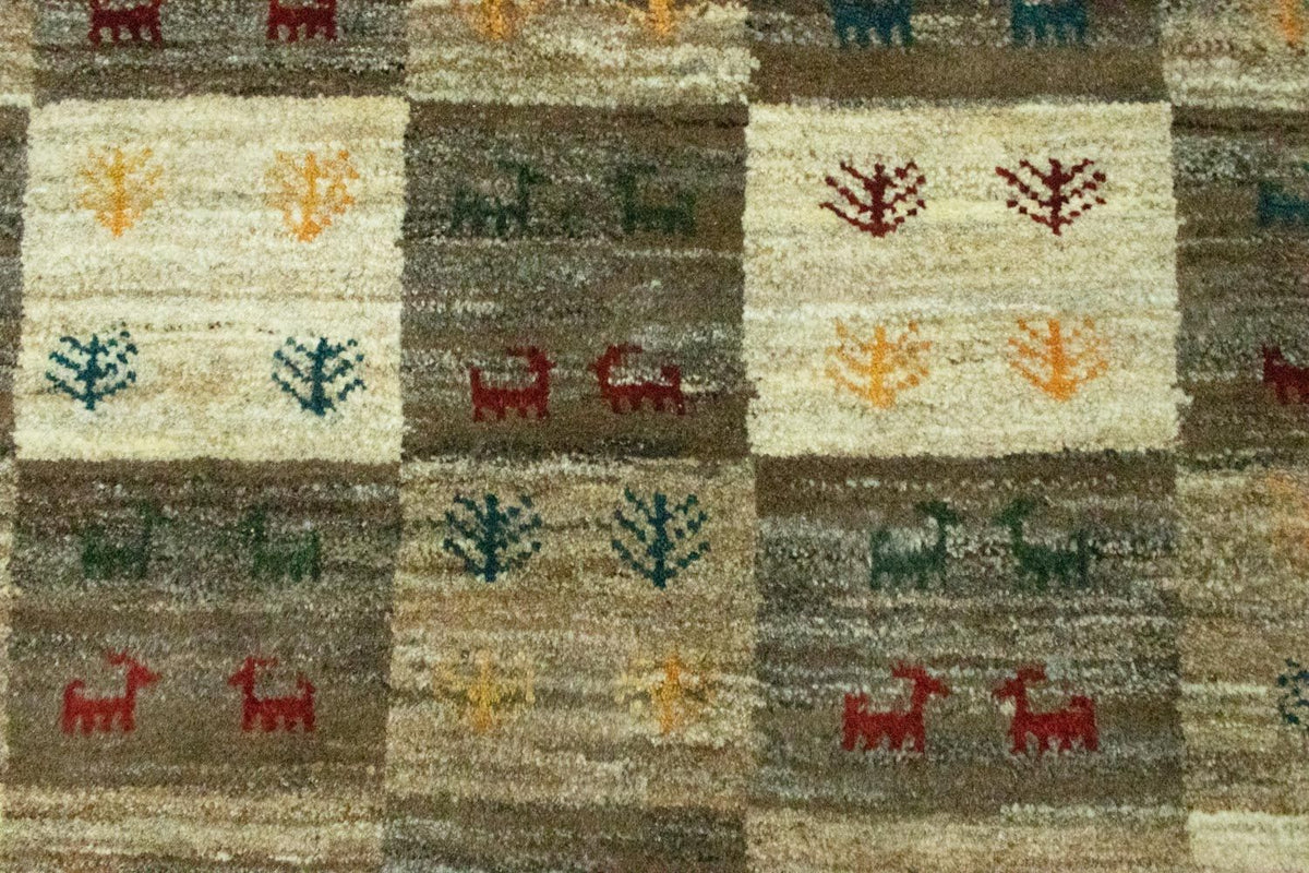 Gabbeh Teppich - Perser 149 x 101 cm - bunt