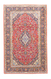 Keshan Teppich 142x228cm - Perserteppich - Rechteckig / Rot / 142 x 228 cm Rechteckig