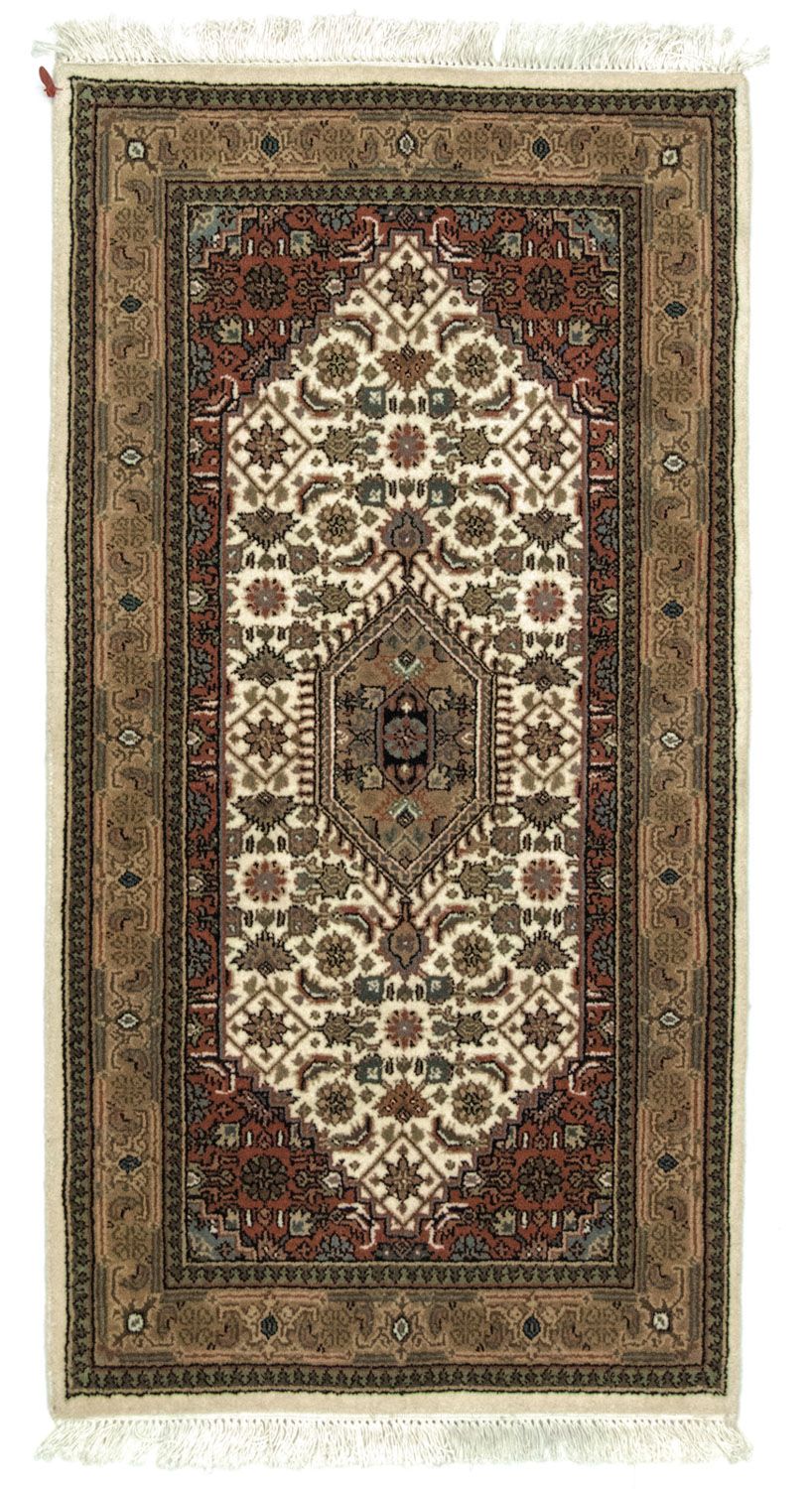 Orientteppich - Bidjar - Indus 141 x 74 cm - beige