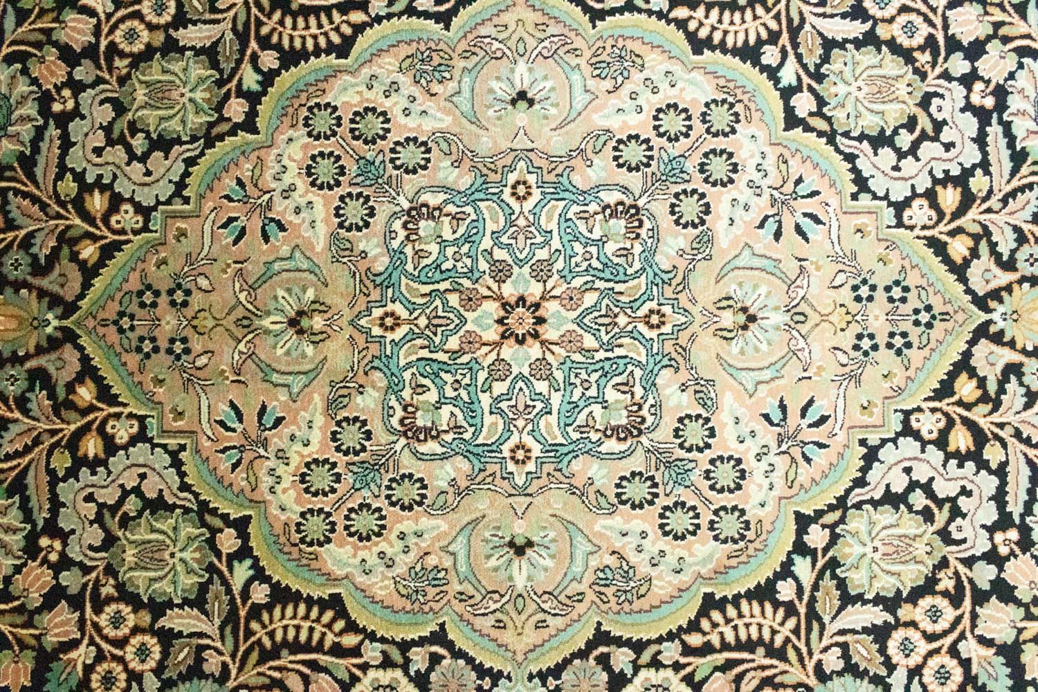 Seidenteppich - Kaschmir Seide 311 x 213 cm Teppich Wohnzimmer
