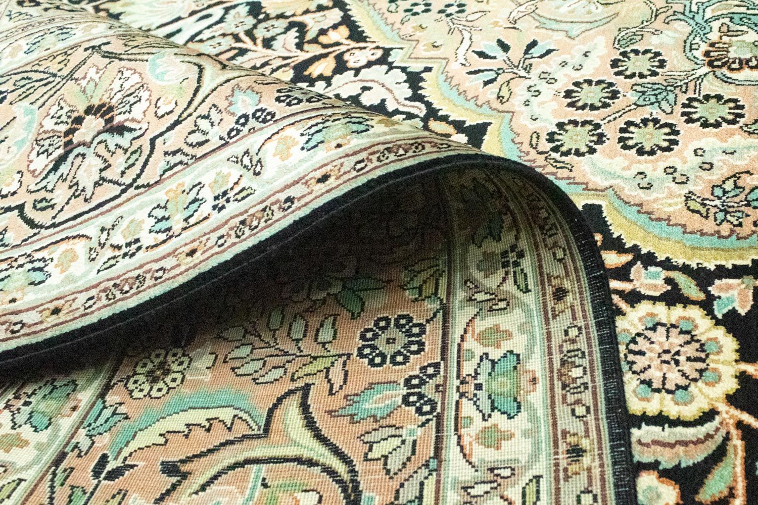 Seidenteppich - Kaschmir Seide 311 x 213 cm Teppich Wohnzimmer