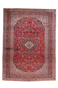 Perserteppich - Keshan 400 x 291 cm - rot