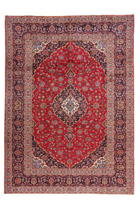 Perserteppich - Keshan 346 x 253 cm - rot