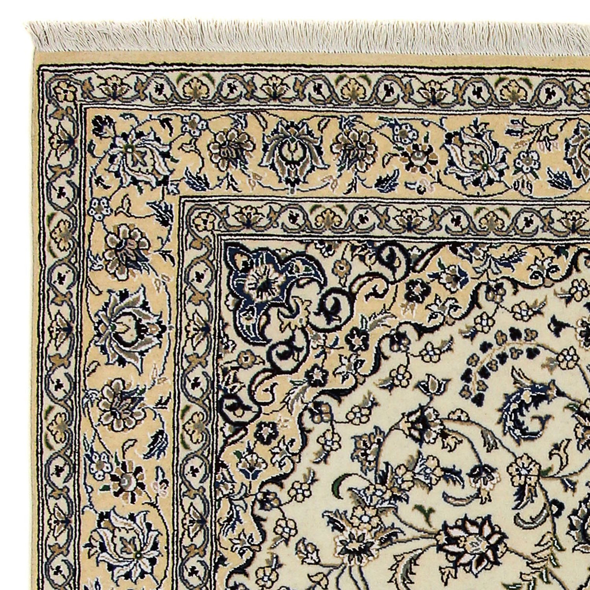 Perserteppich - Nain - Royal 246 x 158 cm Wohnzimmer Teppich