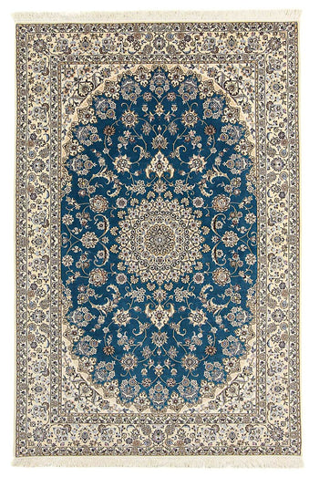 Perserteppich - Nain - Premium 236 x 154 cm Teppich Wohnzimmer