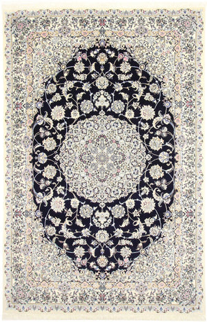 Perserteppich - Nain - Royal - 309 x 205 cm - dunkelblau