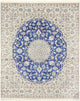 Perserteppich - Nain - Royal - 303 x 250 cm - blau