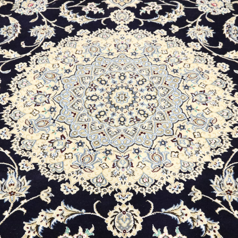 Perserteppich - Nain - Royal - 350 x 246 cm - dunkelblau