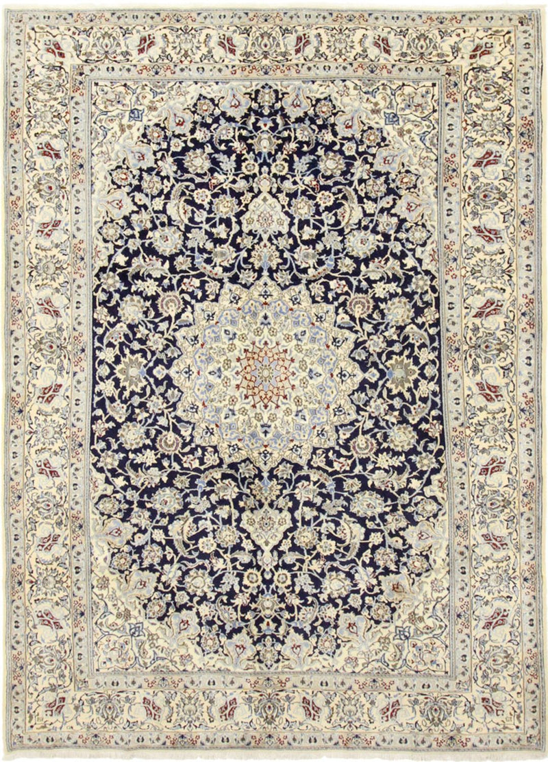 Perserteppich - Nain - Royal - 296 x 203 cm - dunkelblau