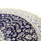 Perserteppich - Nain - Royal rund  - 260 x 260 cm - dunkelblau