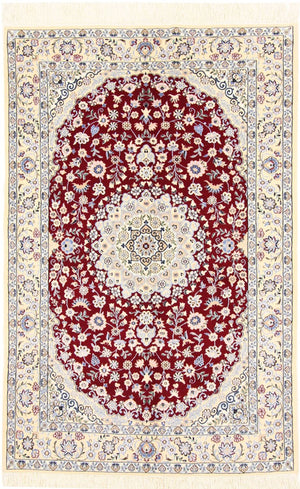 Perserteppich - Nain - Royal - 200 x 132 cm - rot