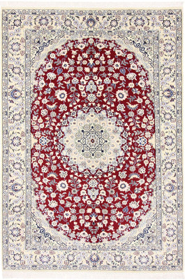 Perserteppich - Nain - Royal - 218 x 156 cm - rot