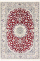 Perserteppich - Nain - Royal - 218 x 156 cm - rot