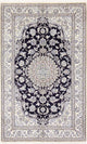 Perserteppich - Nain - Royal - 249 x 155 cm - dunkelblau