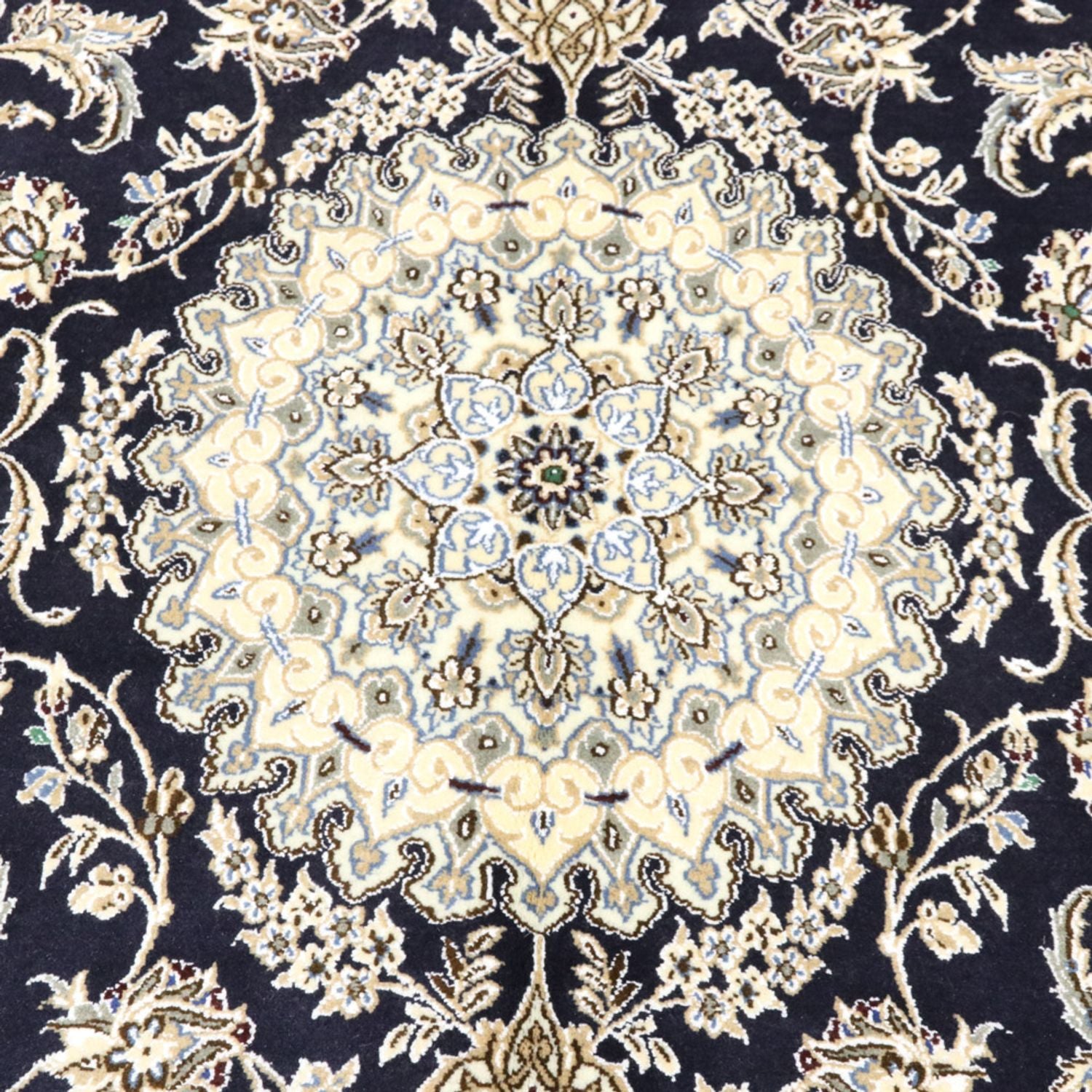 Perserteppich - Nain - Royal - 255 x 154 cm - dunkelblau