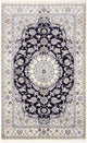 Perserteppich - Nain - Royal - 246 x 154 cm - dunkelblau