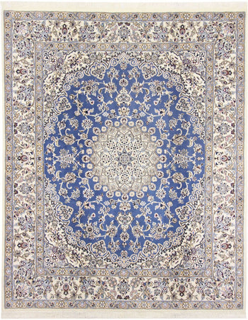 Perserteppich - Nain - Royal - 250 x 200 cm - blau