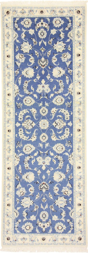 Läufer Perser - Nain - Royal - 207 x 69 cm - blau
