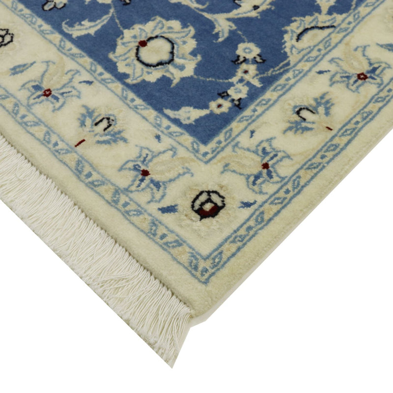 Läufer Perser - Nain - Royal - 207 x 69 cm - blau