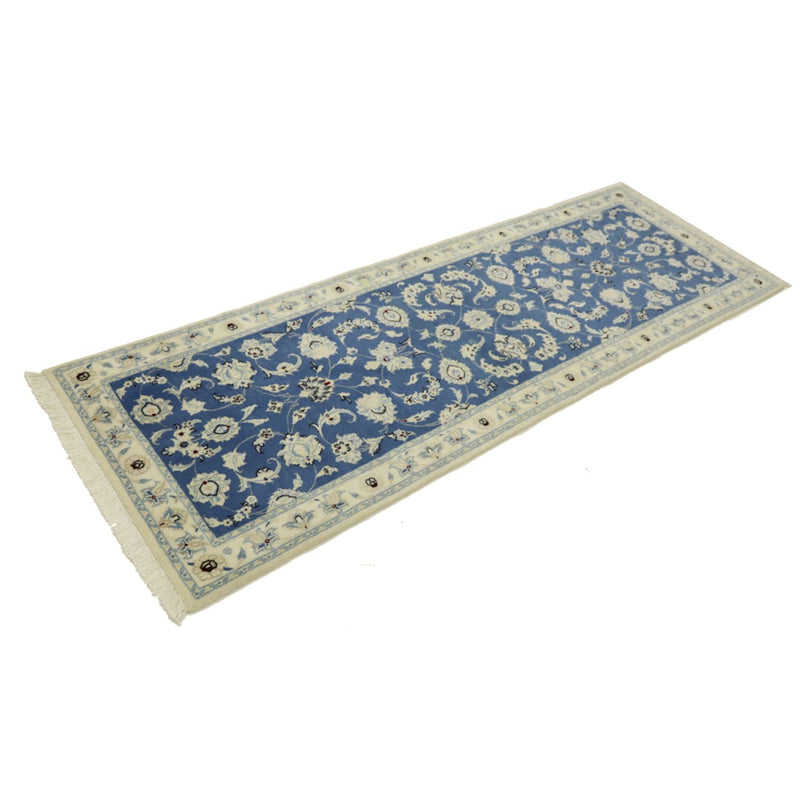 Läufer Perser - Nain - Royal - 207 x 69 cm - blau