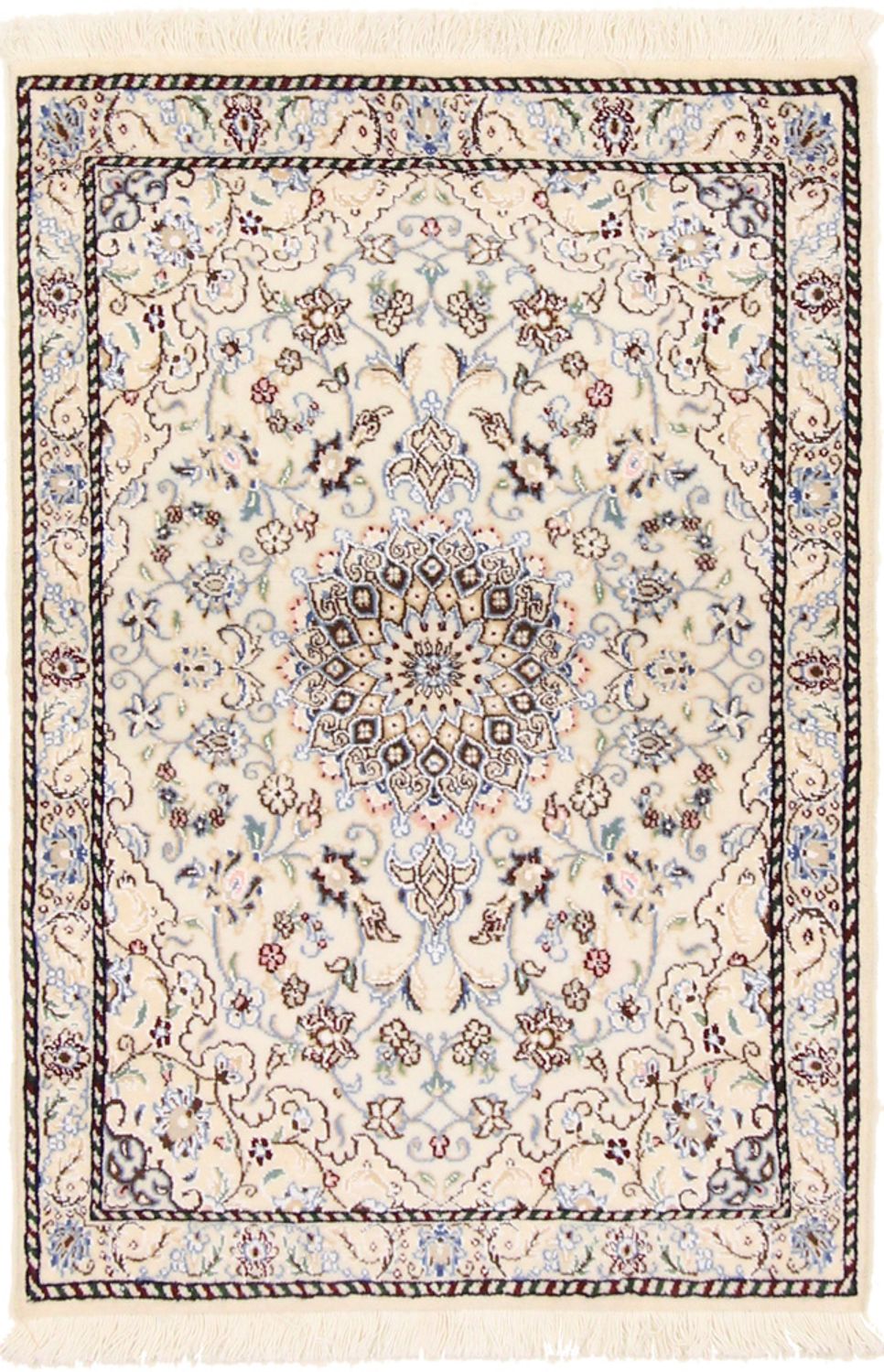 Perserteppich - Nain - Royal - 90 x 60 cm - beige