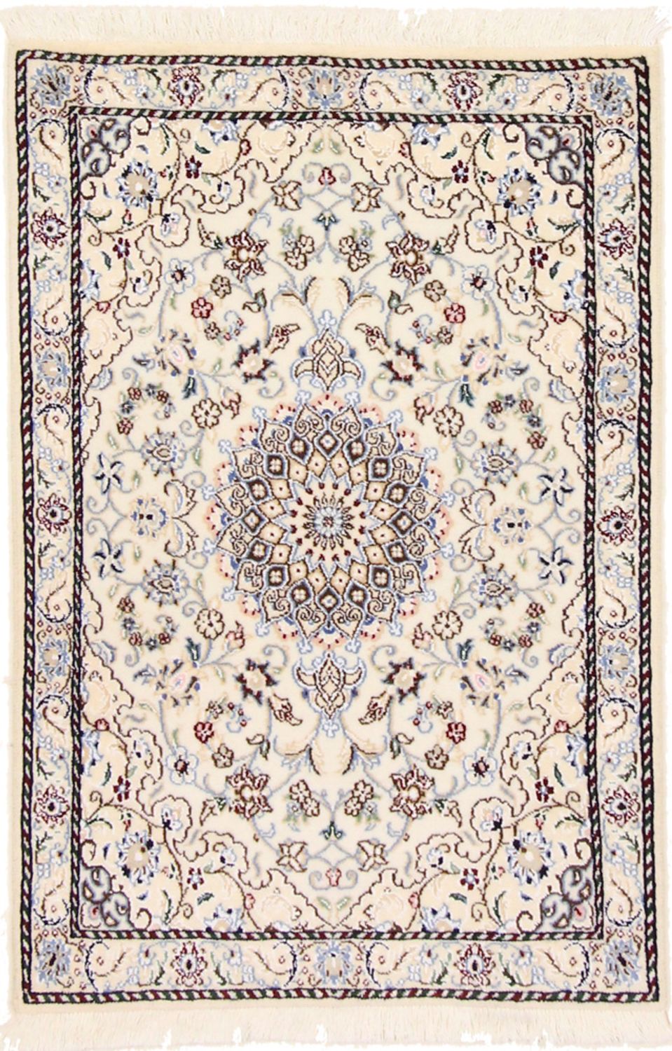 Perserteppich - Nain - Royal - 90 x 60 cm - beige