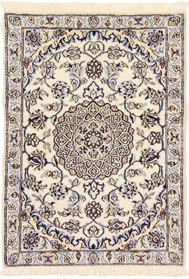 Perserteppich - Nain - Royal - 92 x 64 cm - creme