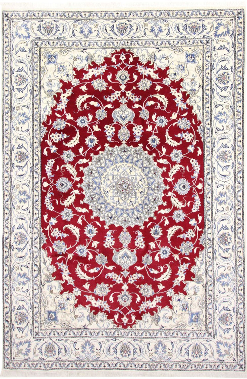 Perserteppich - Nain - 292 x 194 cm - rot