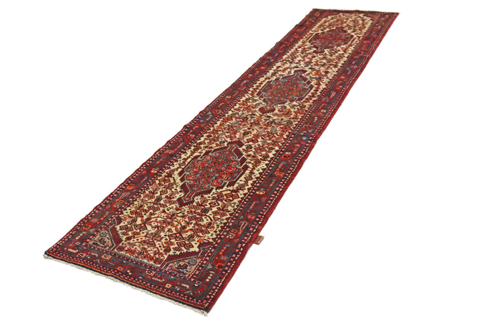Läufer Perser - Nomadic - 356 x 83 cm - hellbeige