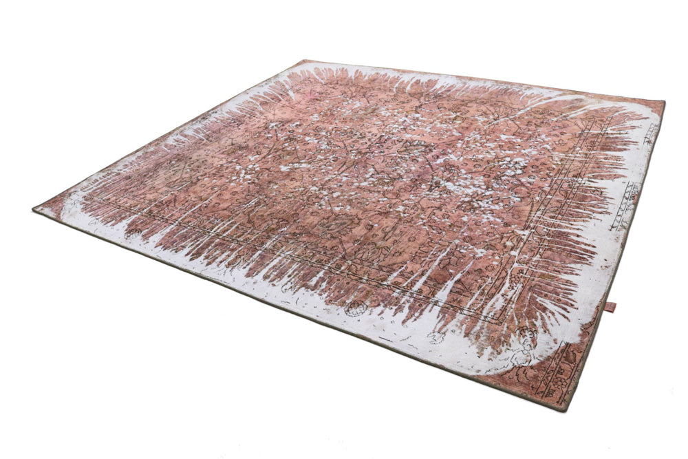 Designer Teppich - 288 x 270 cm - rost