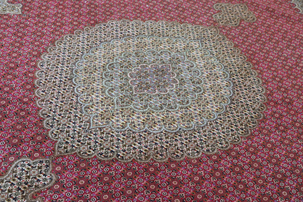 Perserteppich - Täbriz - Royal - 360 x 248 cm - rot