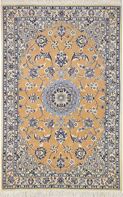 Perserteppich - Nain - Premium - 155 x 100 cm - caramel