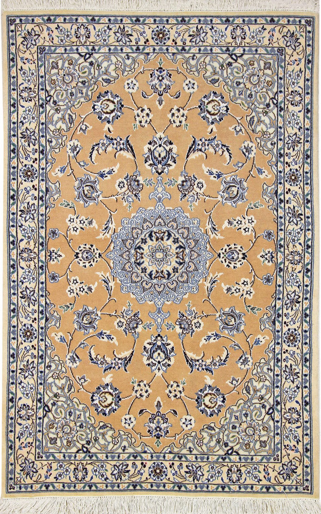 Perserteppich - Nain - Premium - 155 x 100 cm - caramel