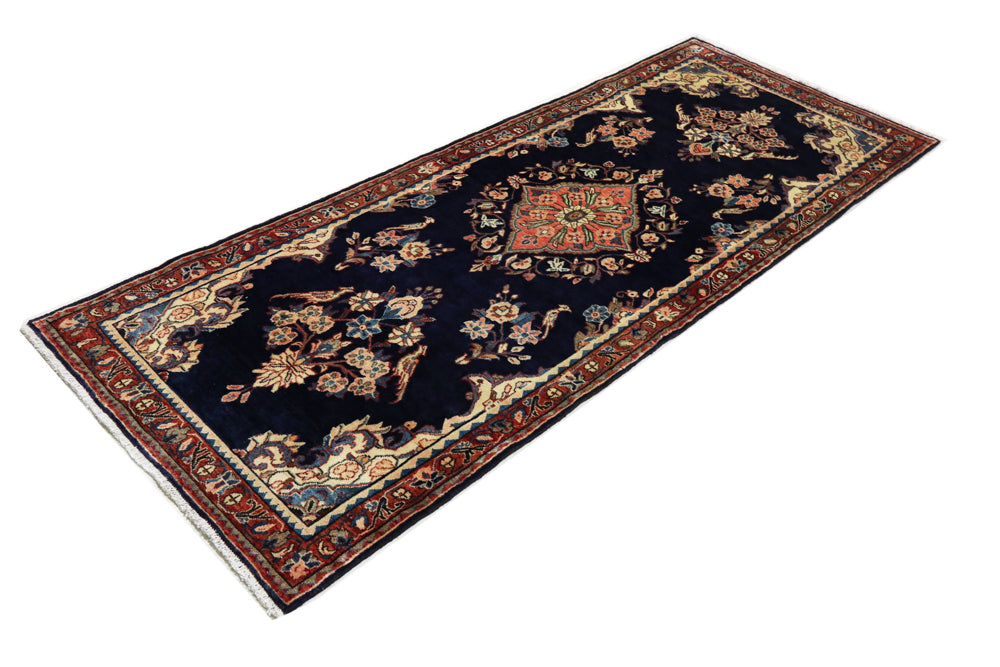 Läufer Perser - Nomadic - 297 x 111 cm - dunkelblau