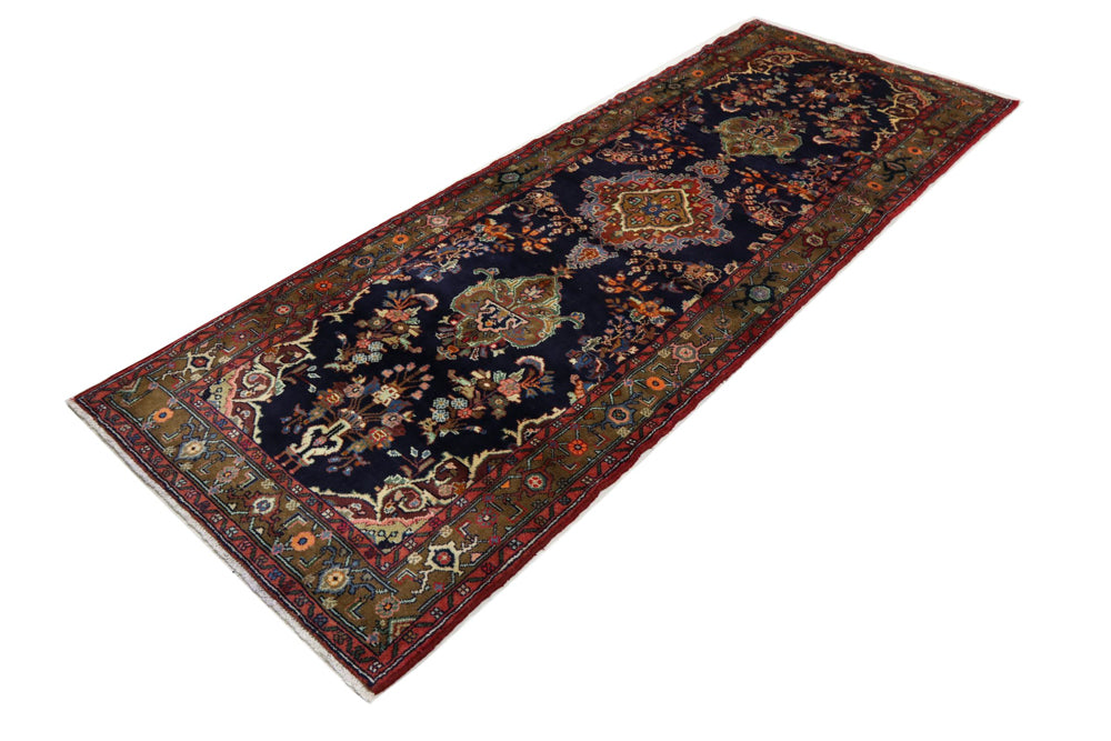 Läufer Perser - Classic - 324 x 122 cm - dunkelblau
