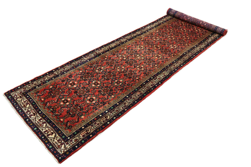 Läufer Perser - Mir - 397 x 109 cm - rot