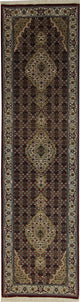 Läufer Orient - Täbriz - 302 x 80 cm - dunkelbeige