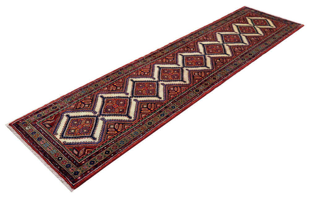Läufer Perser - Nomadic - 348 x 87 cm - dunkelbeige