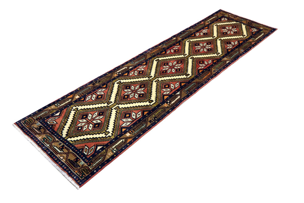 Läufer Perser - Nomadic - 288 x 77 cm - dunkelbeige