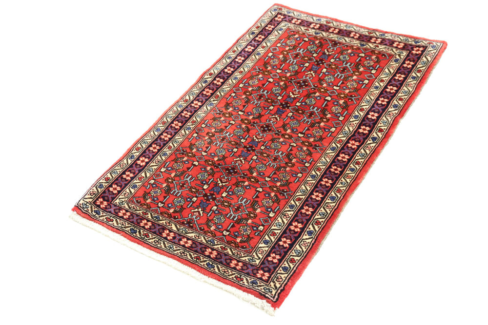 Perserteppich - Nomadic - 127 x 76 cm - rot