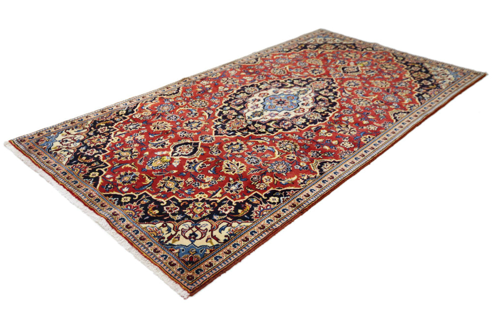 Perserteppich - Keshan - 260 x 136 cm - rot