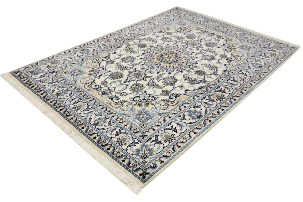 Perserteppich - Nain - 207 x 148 cm - creme
