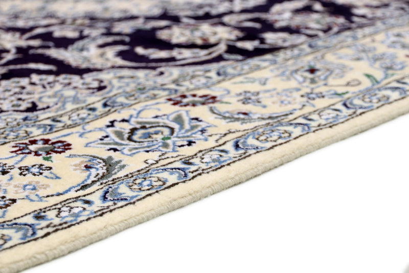 Perserteppich - Nain - 246 x 154 cm - dunkelblau