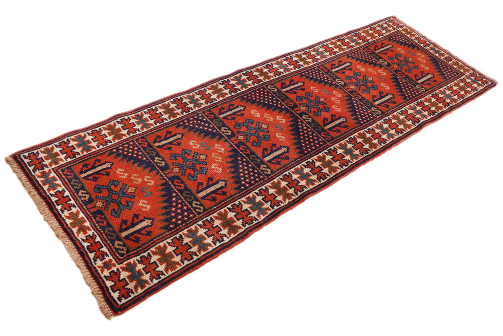 Läufer Perser - Nomadic - 190 x 65 cm - rot